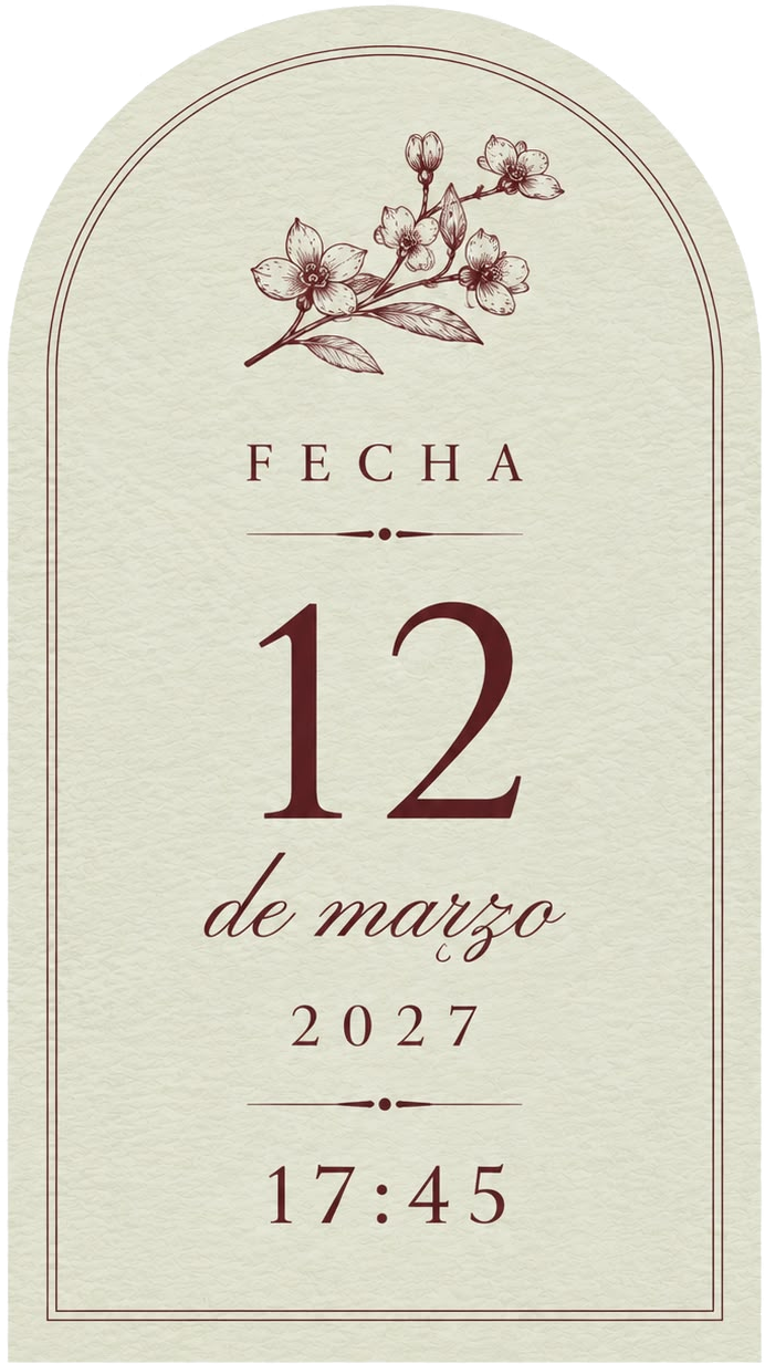 Fecha: 12 de marzo de 2027, 17:45 horas